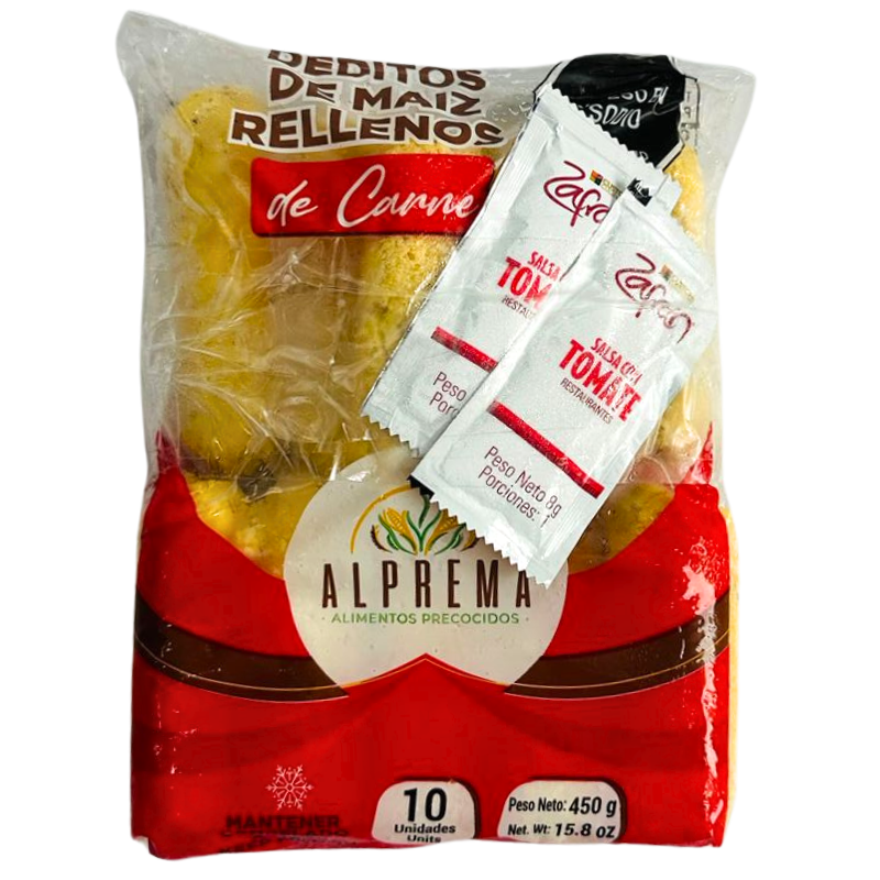 Deditos De Maiz Alprema Carne 450 Gr