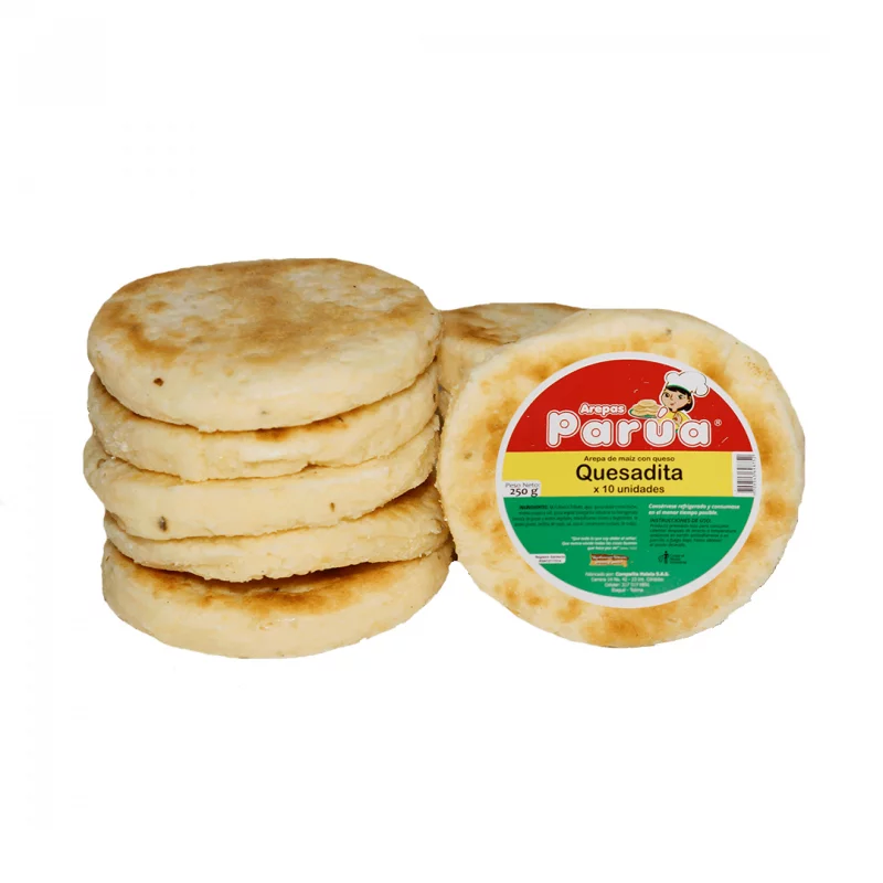 Arepa Parua Quesaditas Con Queso 250 Gr