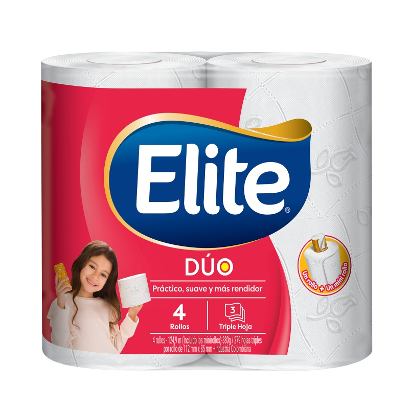 Papel Higienico Elite Duo Th X4-8