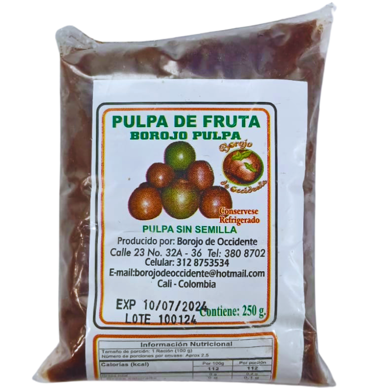 Pulpa Borojo 250 Gr