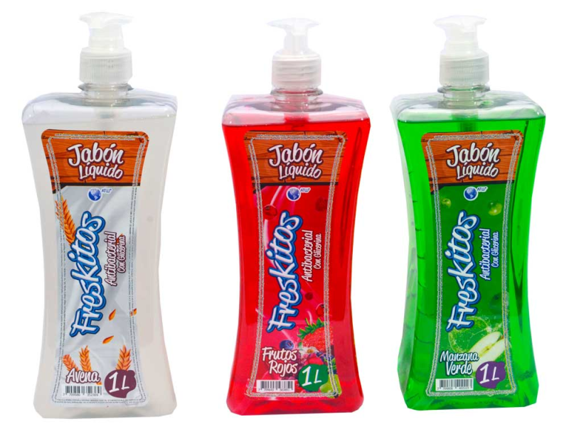 Jabon Liquido Freskitos Frutos Rojos 400 Ml