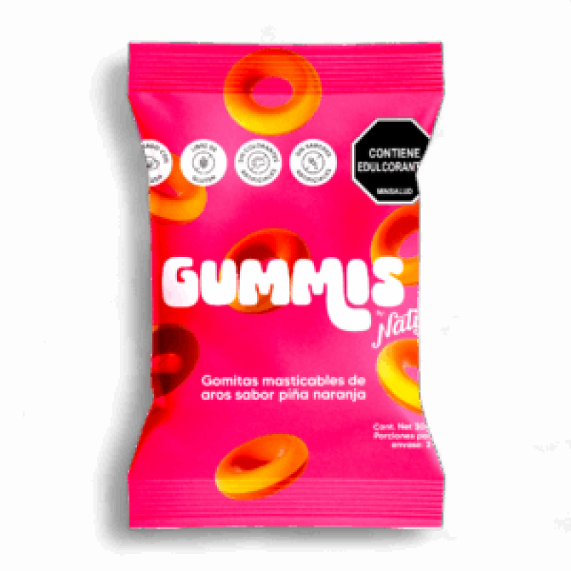 Gomita Gummiis Pina Naranja Natifx30g