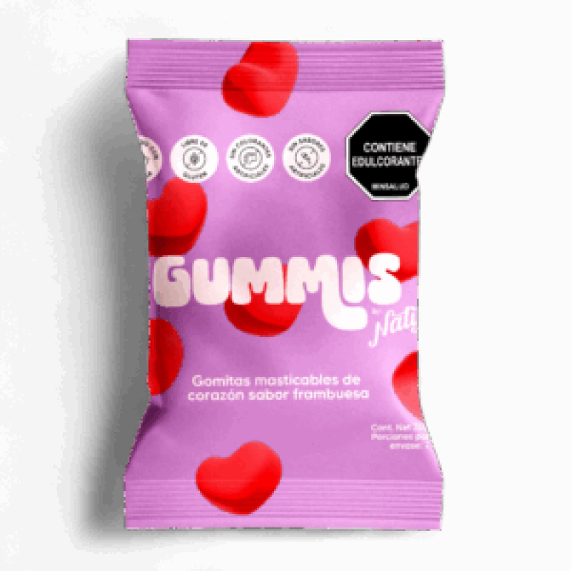 Gomita Gummis Sabor Frambuesa Natifx30g