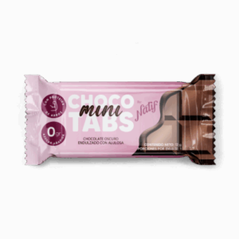 Chocotabs Mini Oscuro Natifx12gr