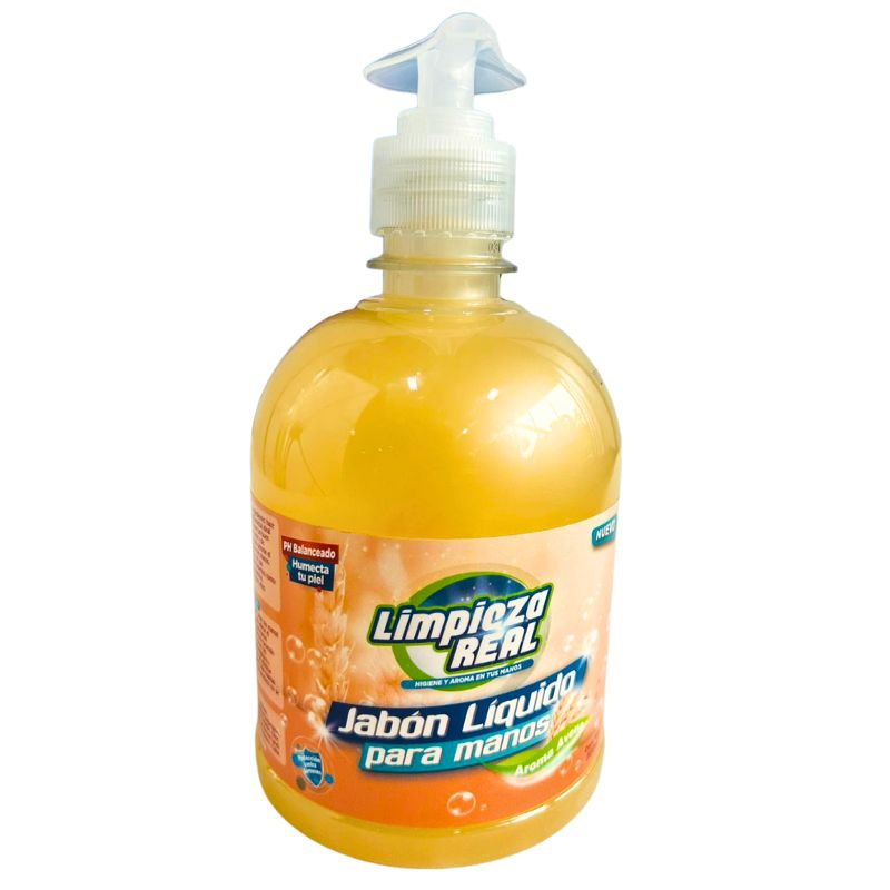 Jabon Liquido Limpieza Real Avena 500 Ml