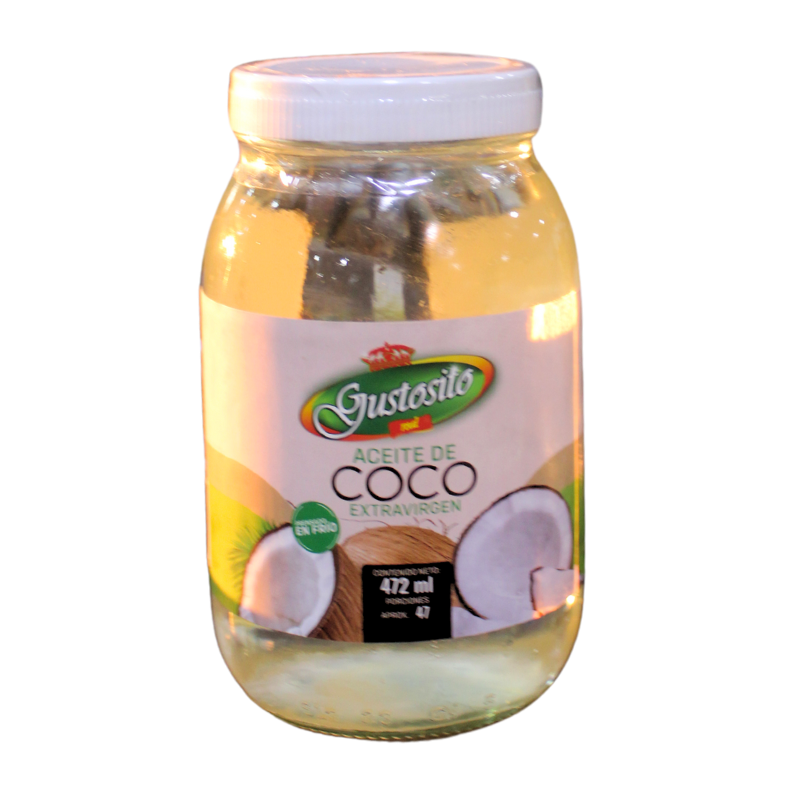 Aceite De Coco Gustosito Real 472 Ml