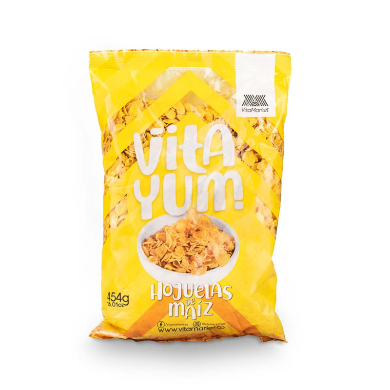 Cereal Vitamarket Hojuelas De Maiz 454 Gr