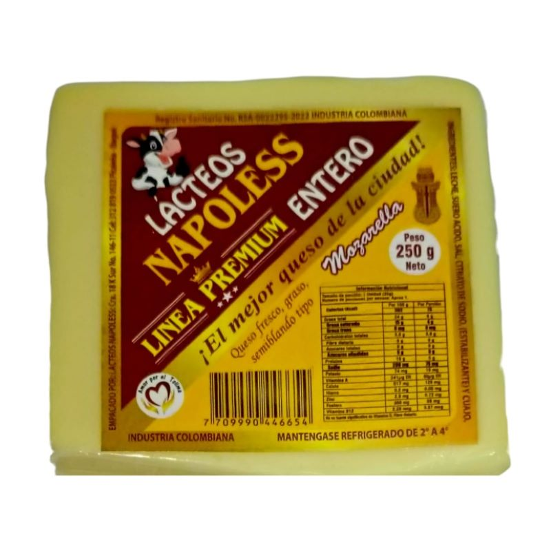 Queso Napoles Entero 250 Gr