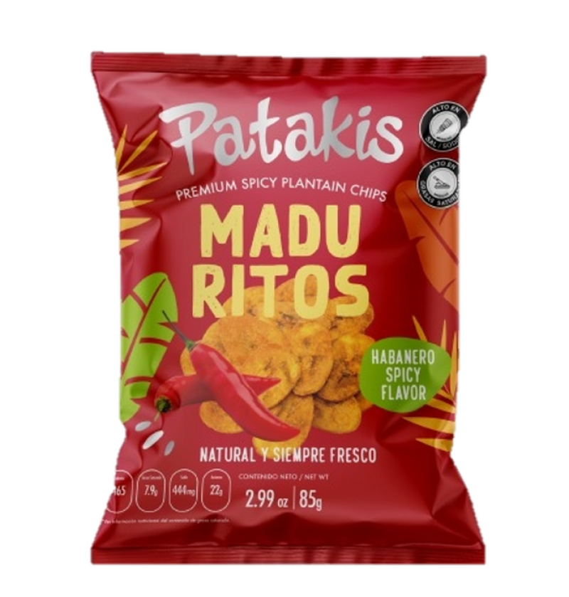 Pasabocas Patakis Maduro Picante Habaner 85g