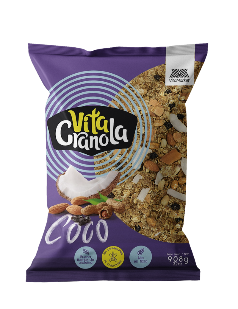 Granola Vitagranola Coco 908 Gr