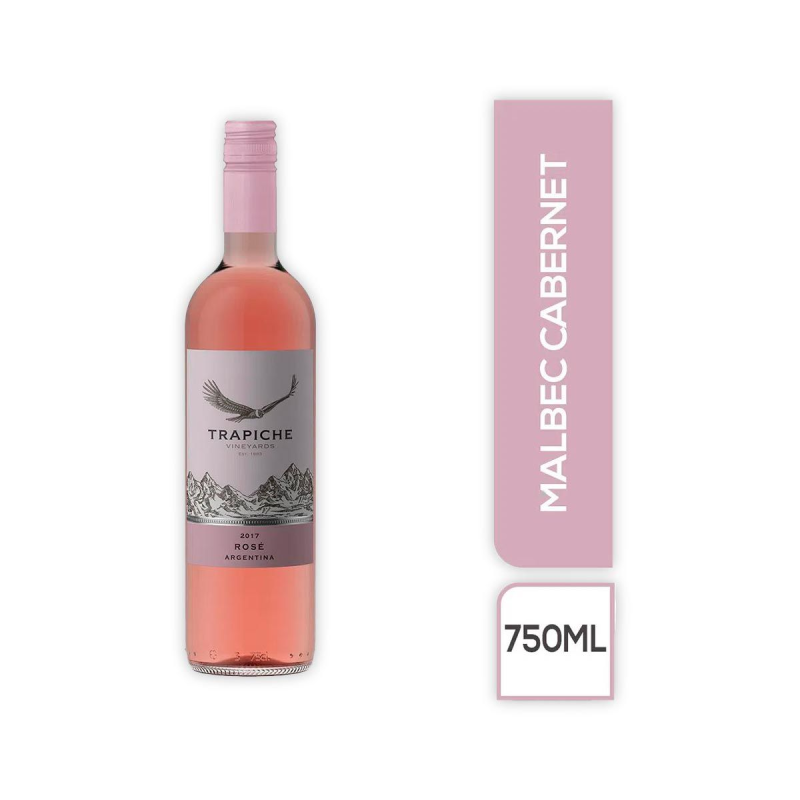 Vino Trapiche Rosado Malbec 750 Ml