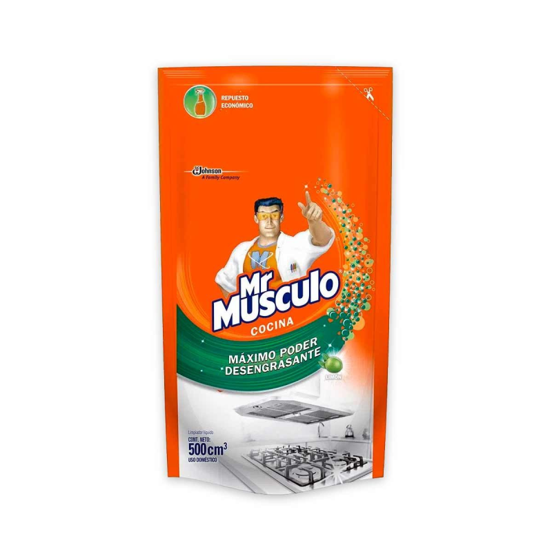 Limpiador Mr Musculos Antigrasa 500 Ml