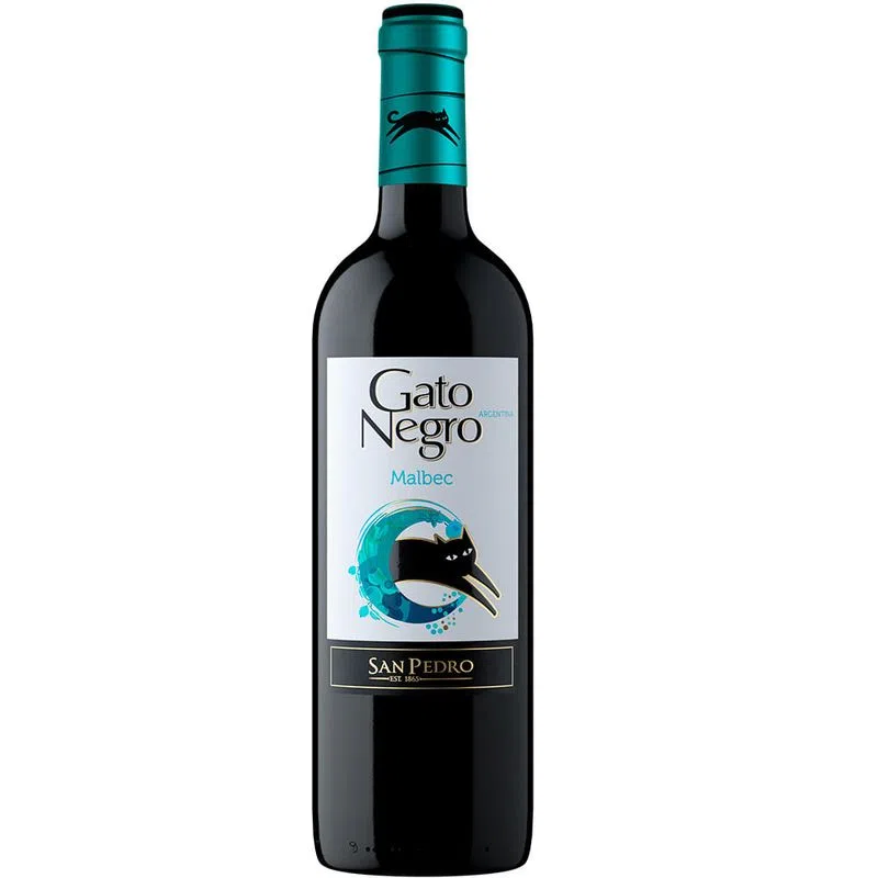 Vino Gato Negro Malbec 750 Ml