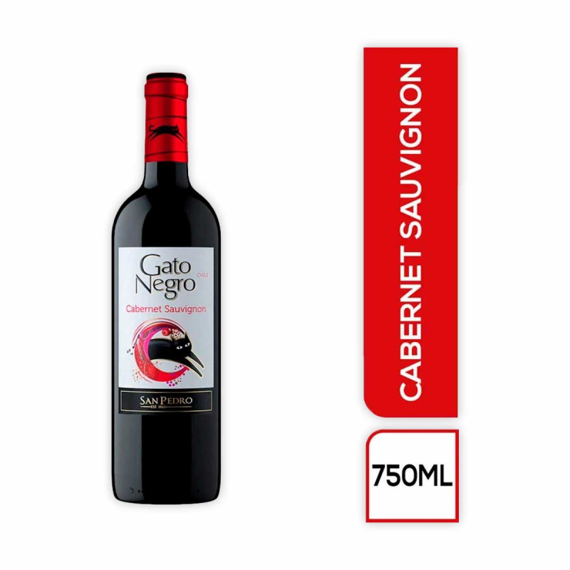 Vino Gato Negro Cabernet Sauvignon 750 Ml