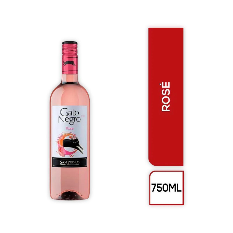 Vino Gato Negro Rose 750 Ml