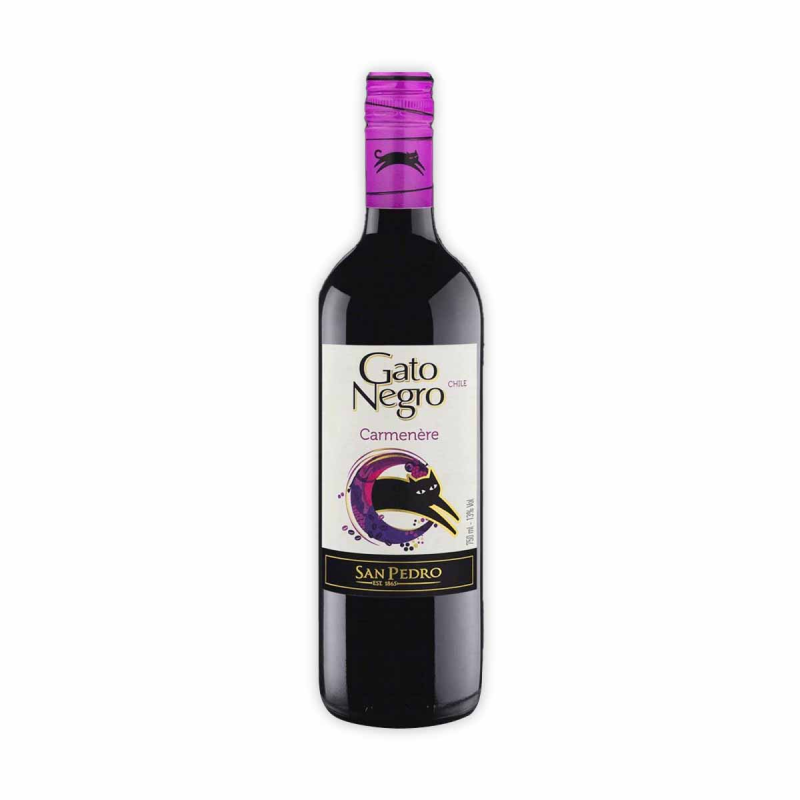 Vino Gato Negro Carmenere 750 Ml