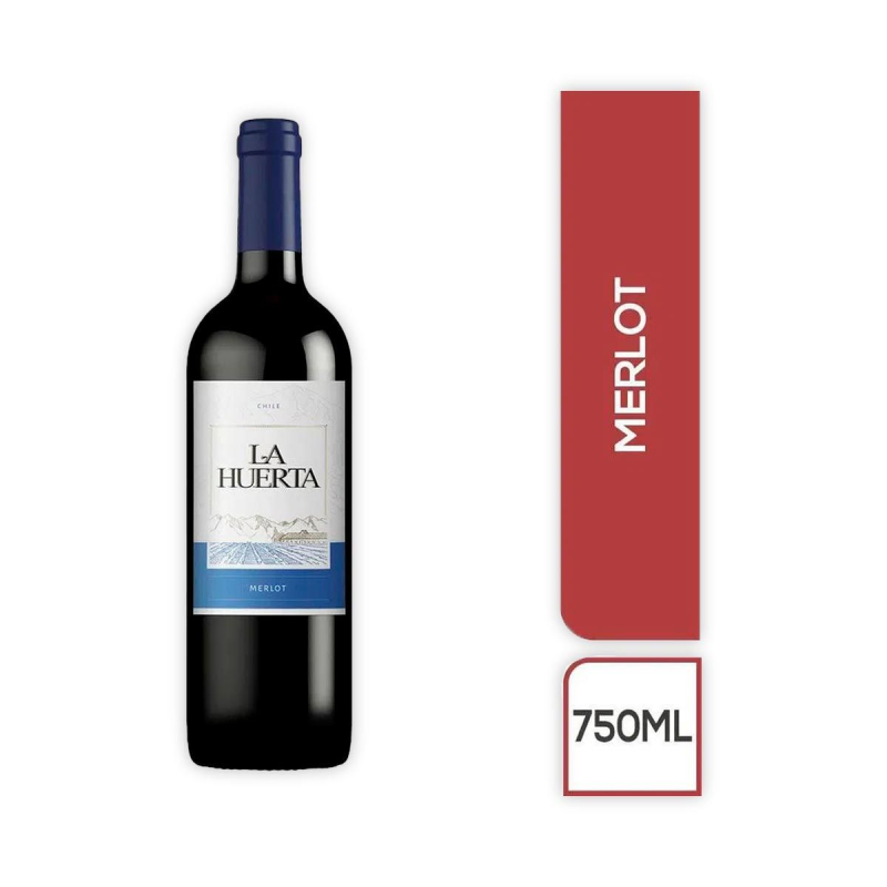 Vino La Huerta Tinto Merlot 750 Ml