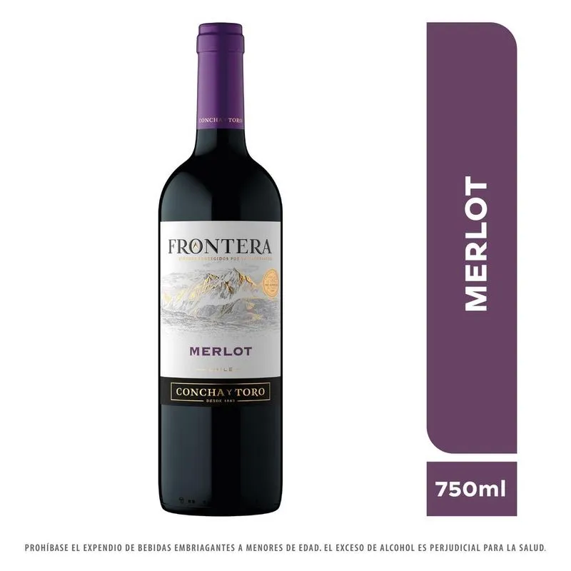 Vino Frontera Merlot 750 Ml