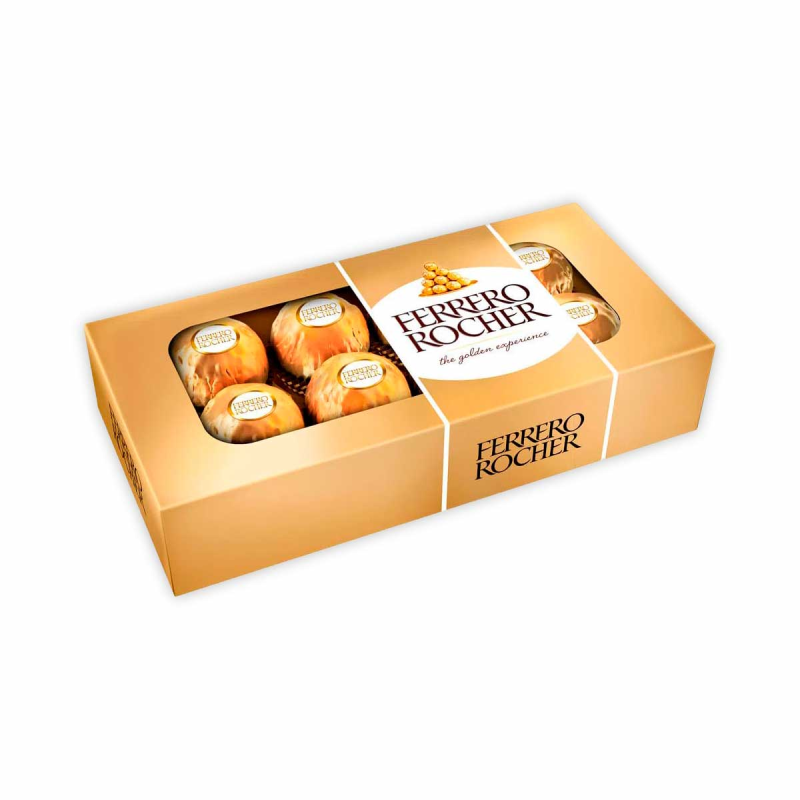 Chocolate Ferrero Rocher Estuche 8 Und 100 Gr