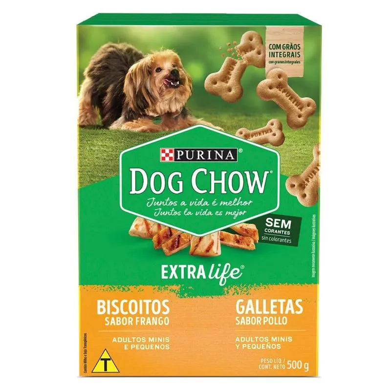 Galletas Dog Chow Abrazos Mini 500 Gr