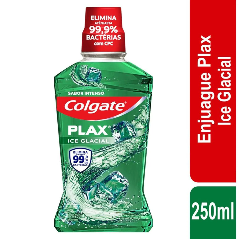 Enjuague Bucal Colgate Plax Ice Glacial 250 Ml