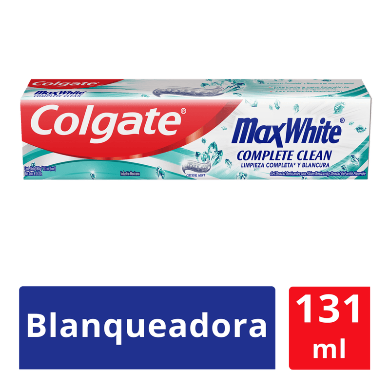 Crema Dental Colgate Max White Complete Clean 180 Gr