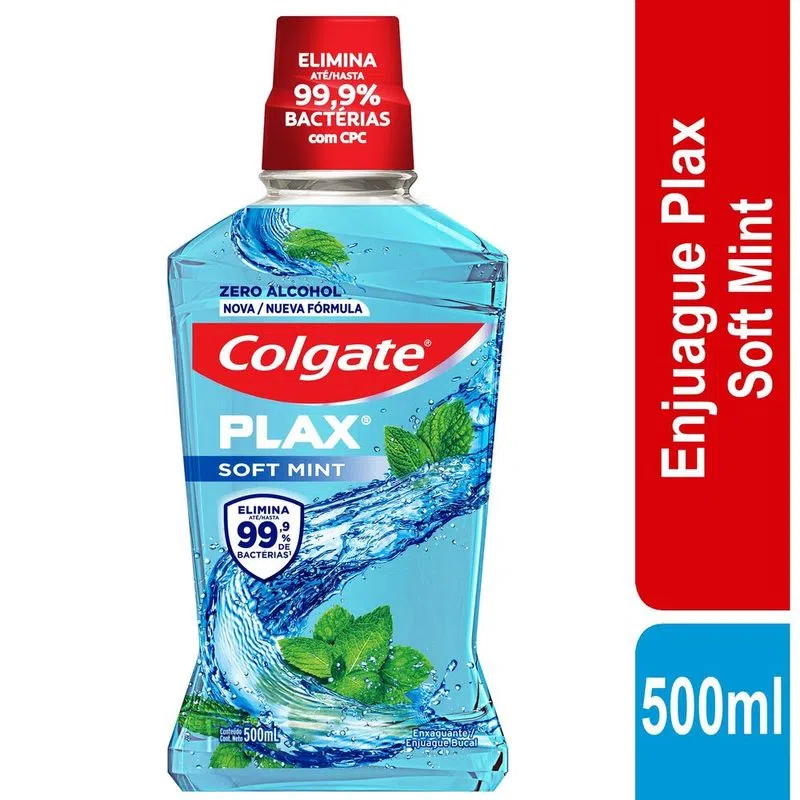 Enjuague Bucal Colgate Plax Soft 500 Ml