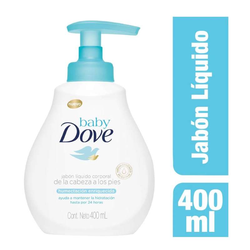 Jabon Dove Liquido Humectante 400 Gr