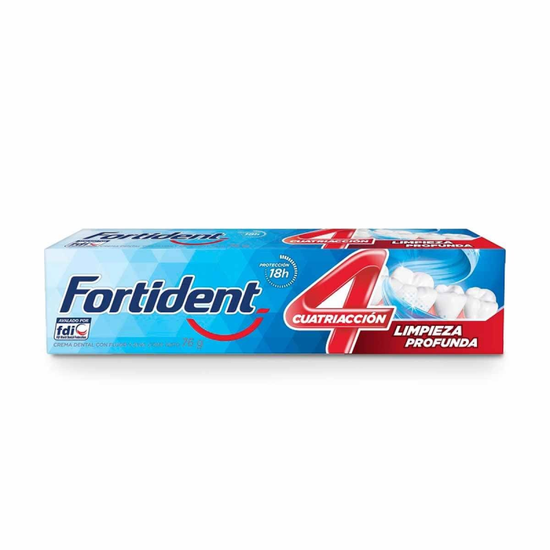 Crema Dental Fortident Limpieza Profunda 76 Gr