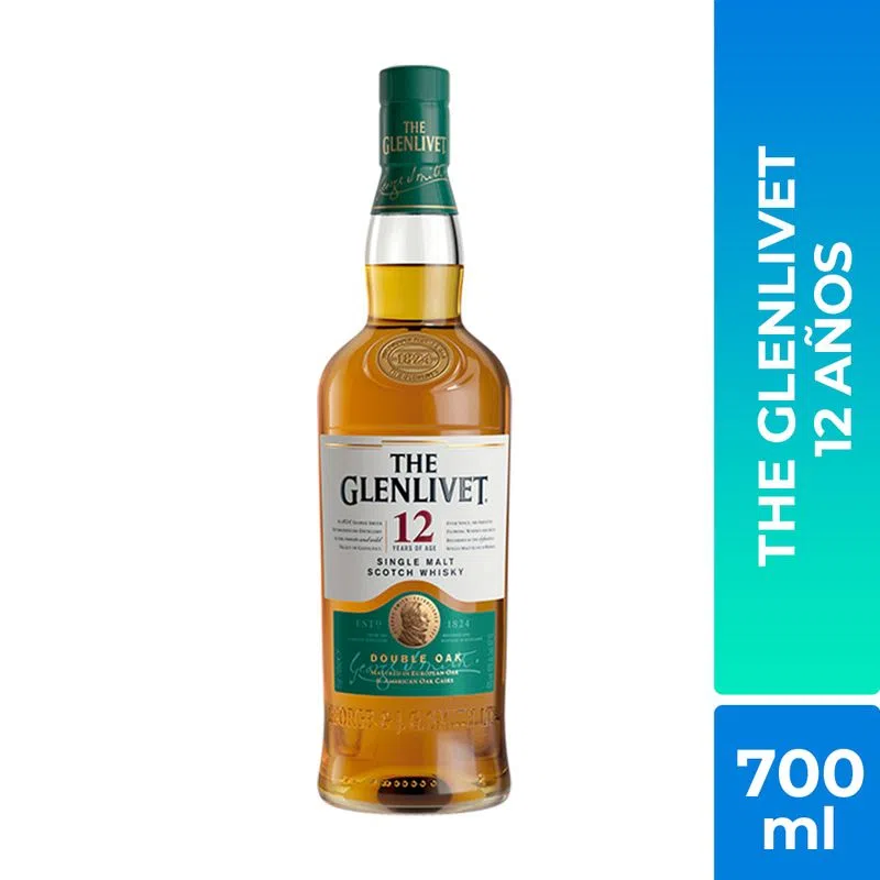 Whisky Glenlivet 12 Anos 700 Ml