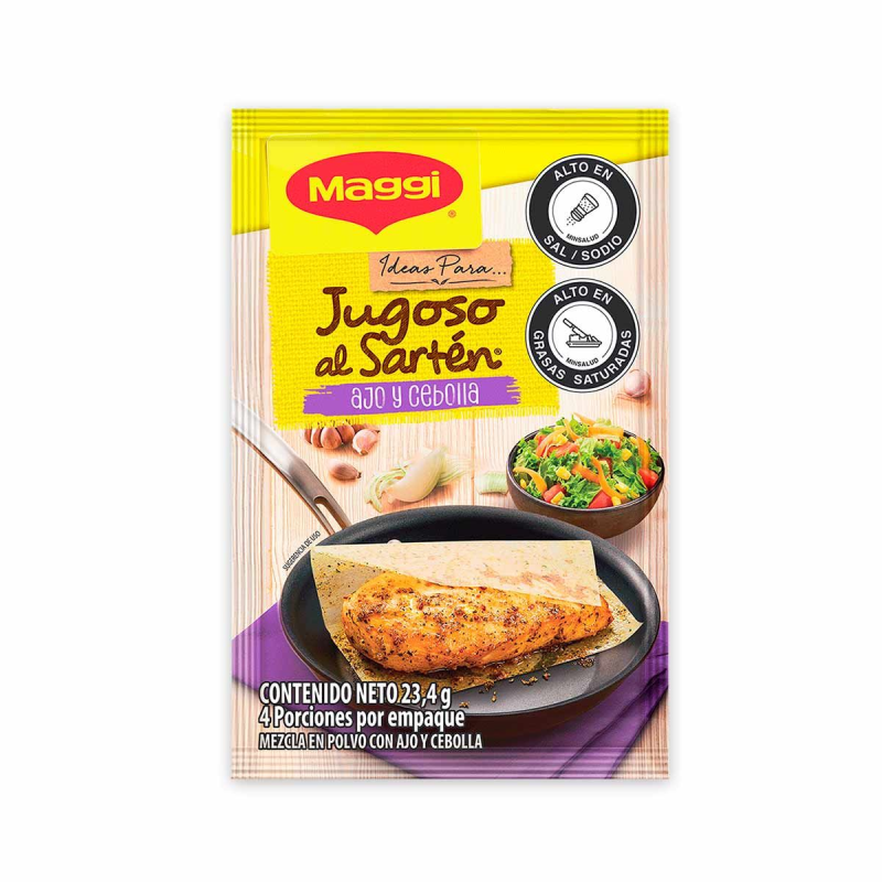 Jugoso Al Sarten Maggui Ajo Y Cebolla 23,4 Gr