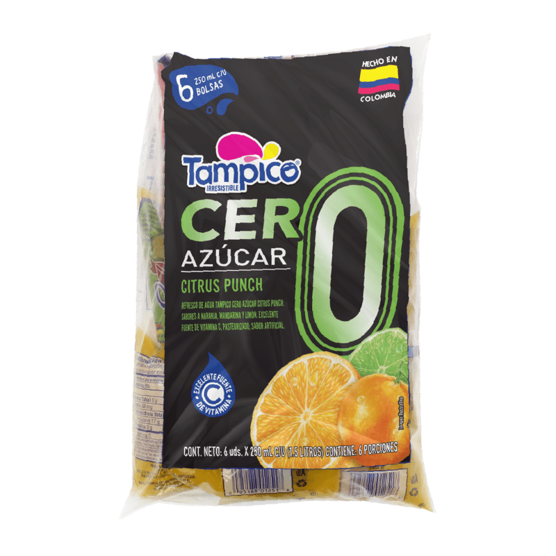 Jugo Tampico Und Bolsa 250 Ml